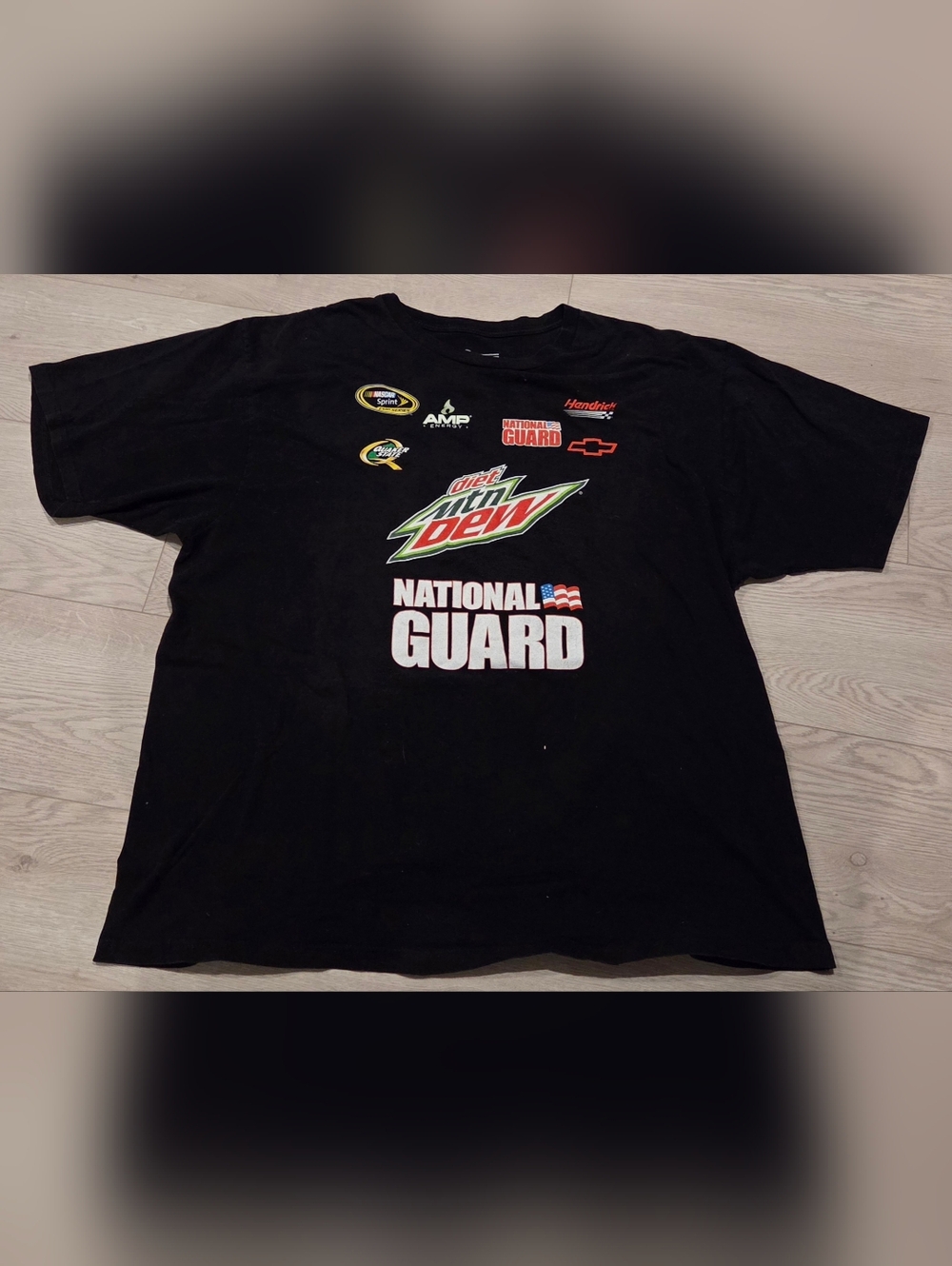 2012 Chase Authentics National Guard Dale Jr. Nascar Diet Mountain Dew Shirt